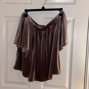 Sunday in Brooklyn Off the Shoulder Top